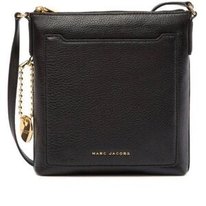 Marc Jacobs Women's Tourst NS Leather Crossbody Bag Black